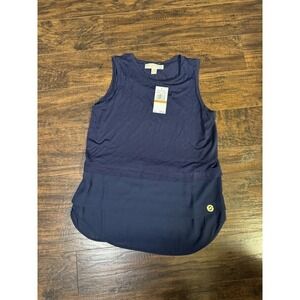 Michael Kors Women's Blouse Sleeveless Navy Blue Sz:S